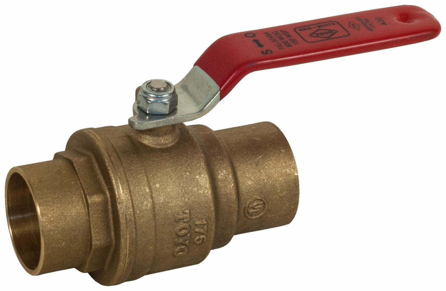 2" Lead Free Sweat Ball Valve (CxC) Full Port