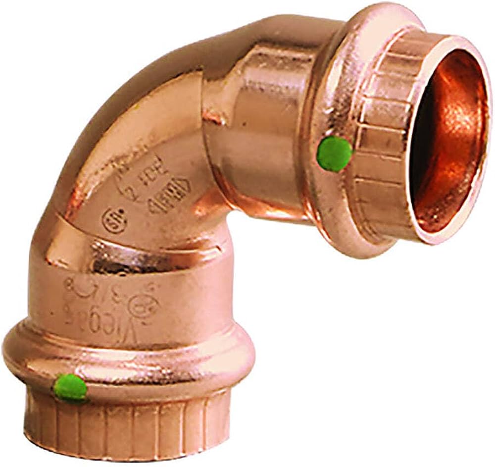 3/4" Copper ProPress 90° Elbow – Lead-Free, EPDM Sealed Fitting