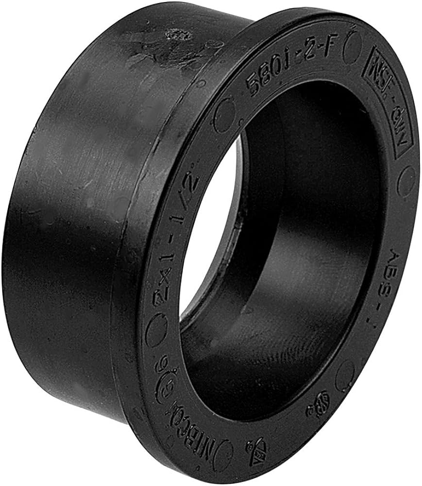 6" X 4" ABS FLUSH BUSHING (SPG x HUB)