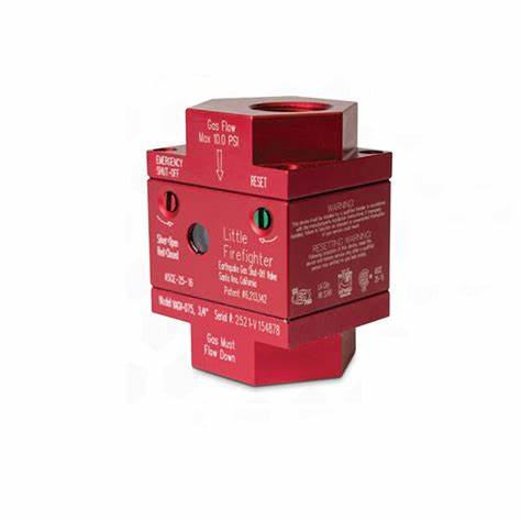 Little Firefighter VAGV-100 Seismic Gas Shut-Off Valve – 1" Vertical