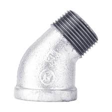 1" Galvanized 45° Street Elbow (Threaded Pipe Fitting)