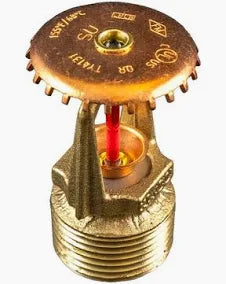 Tyco TY4131 Quick Response Upright Fire Sprinkler Head – 8.0K, 155°F, Brass