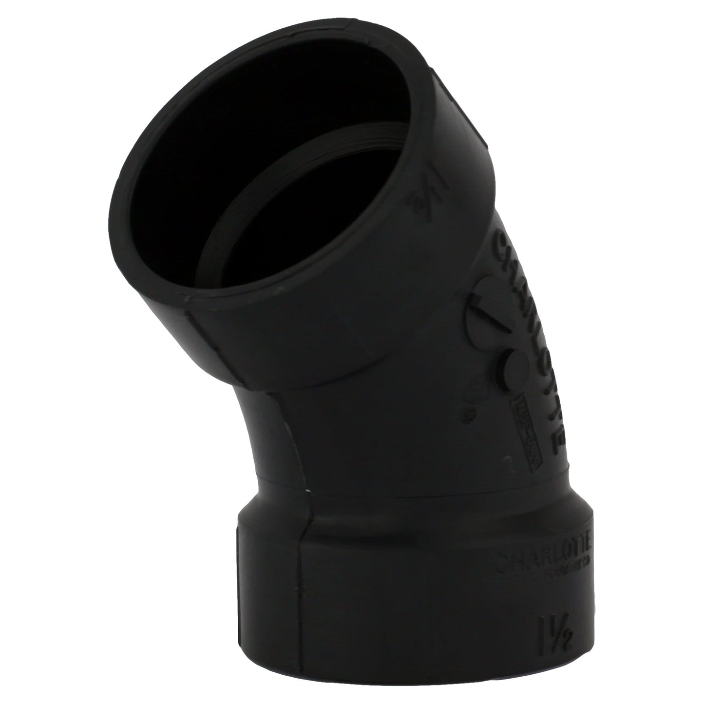 6" ABS 45 Elbow (Hub x Hub)
