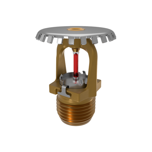 Viking XT1 VK3001 5.6K Brass Upright Fire Sprinkler (155°F, Quick Response)
