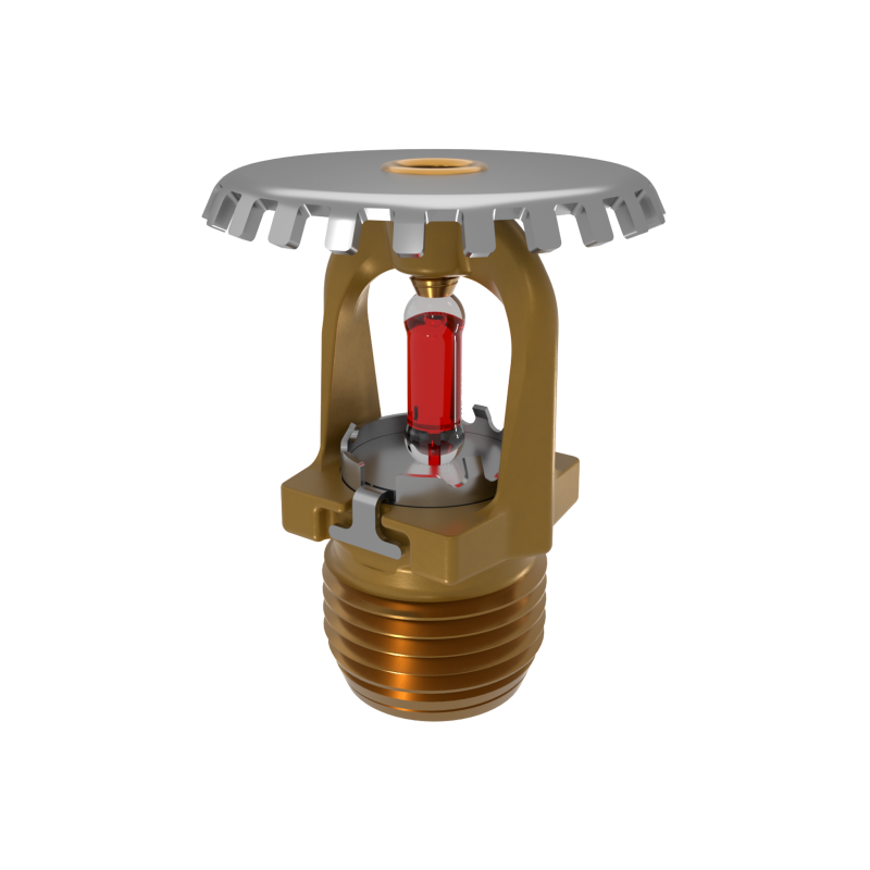 Viking VK1001 Upright Fire Sprinkler SR 5.6K Brass 155F