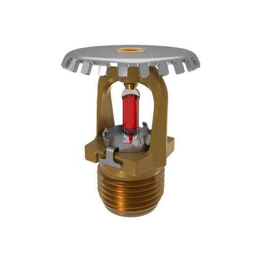 Viking VK1001 Upright Fire Sprinkler SR 5.6K Brass 155F