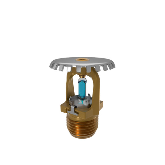 Viking VK1001 Upright Fire Sprinkler SR 5.6K Brass 286F