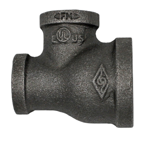 2" x 2" x 3/4" Ductile Iron Reducing Tee (Threaded)
