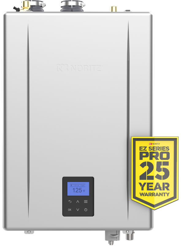 Noritz EZ98DV 180,000 BTU 9.8 GPM High-Efficiency Tankless Water Heater