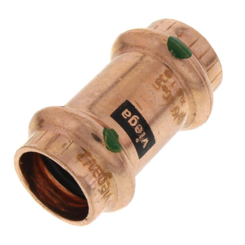 2" Coupling (no stop) Copper ProPress Fitting