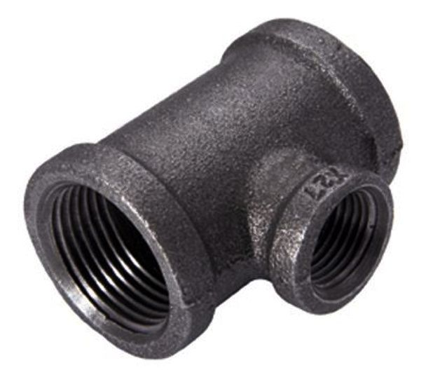 2" x 2" x 3/4" Ductile Iron Reducing Tee (Threaded)