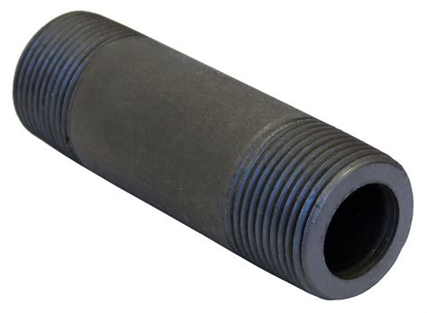 1" × 1-1/2" Black Steel Nipple - detail