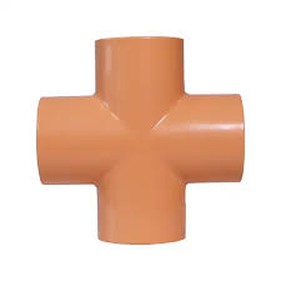 3/4" CPVC Fire Sprinkler Cross (Socket x Socket x Socket x Socket) - Tyco
