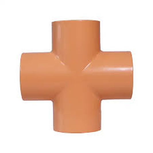 3/4" CPVC Fire Sprinkler Cross (Socket x Socket x Socket x Socket) - Tyco