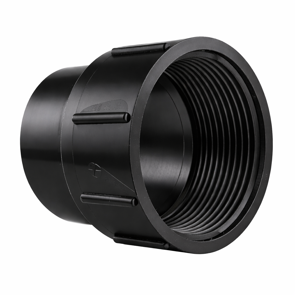 6" ABS Cleanout Adapter (Hub x FIP)