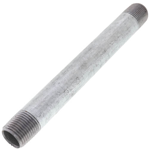3/4" × 5" Galvanized Steel Nipple (Threaded Both Ends)