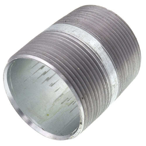 1" × 1-1/2" Galvanized Steel Nipple (Threaded Both Ends)