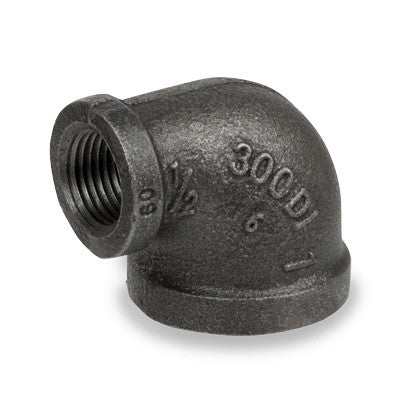 1" x 1/2" Ductile Iron Reducing 90 Degree Elbow (Threaded)