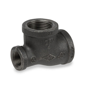 1" x 1" x 1/2" Ductile Iron Reducing Tee (Threaded)