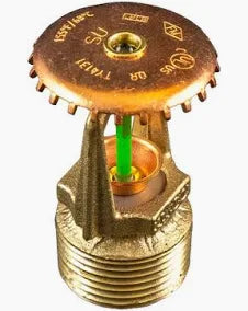 Tyco TY4131 Upright Fire Sprinkler Head – Quick Response, 8.0K, 200F, Brass